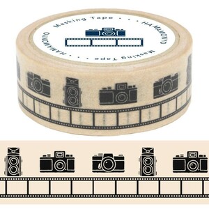 マスキングテープ 濱文様 カメラ 紙テープ マステ 紙テープ 和紙テープ 15mm x 5m