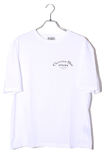 Christian Dior クリスチャンディオール SIZE:XL プリント 半袖Tシャツ WHITE ホワイト 863J62112712 国内正規品 /●☆ レディース