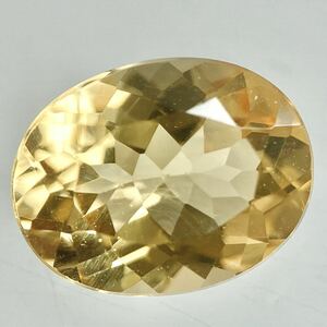 〔天然インペリアルトパーズ1.573ct〕a約8.23×6.41mmソーティング付 ルース 裸石 宝石 ジュエリー Imperial topaz