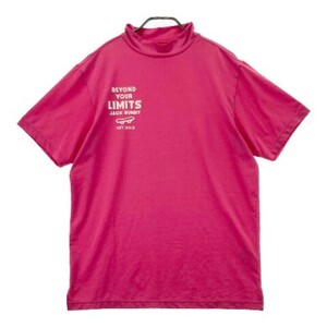 【1円】JACK BUNNY ジャックバニー 2022年モデル ハイネック半袖Tシャツ ピンク系 6 [240101087814] メンズ