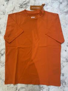 【HERON PRESTON】EMB Tシャツ　ORANGE