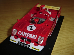 BRUMM 1/43 アルファロメオ　ALFA ROMEO 33TT12 1000Km Spa 1975 Pescarolo/Bell