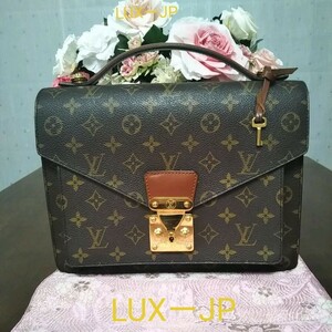 ルイヴィトン LOUIS VUITTON セカンドバッグ ビジネスバッグ ハンドバッグ モンソー モノグラム