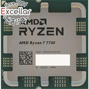 【バルク新品】 AMD Ryzen 7 7700 100-000000592 3.8GHz Socket AM5 [管理:1000027896]