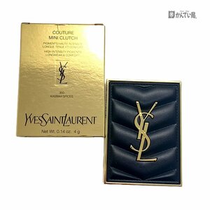 未使用 YVES SAINT LAURENT ⑤ イヴ サンローラン アイシャドウ クチュール ミニクラッチ 300 カスバ スパイシーズ クリックポスト