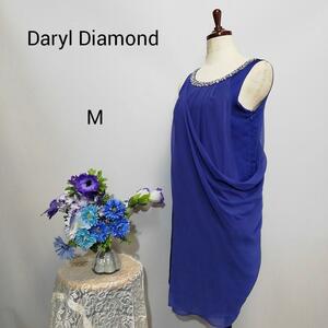 Daryl Diamond 極上美品　ドレス　ワンピース　パーティー　パープル色