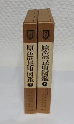 原色日本昆虫図鑑　甲虫編　上巻　 原色日本昆虫図鑑 下巻　 2冊　　保育社