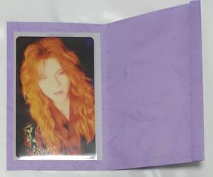 X JAPAN YOSHIKI テレホンカード 未使用 / エックス テレカ TOSHI HIDE PATA TAIJI HEATH