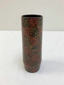 津軽塗 花器 花入 花瓶 高さ23.5cm 伝統工芸