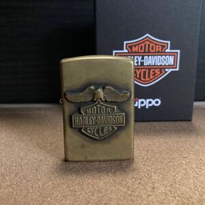 ハーレーダビッドソン ZIPPO イーグル 1993年製　HARLEY DAVIDSON HARLEY-DAVIDSON ゴールドイーグル ジッポ 