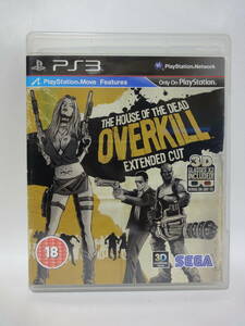 Play Station3 ザ・ハウス・オブ・ザ・デッド　OVER KILL 海外版　THE HOUSE OF THE DEAD EXTENDED CUT