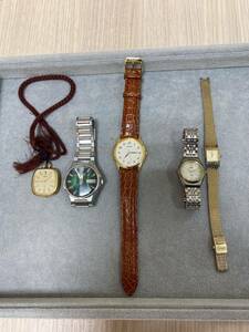 (I569a他)SEIKO 23JEWELS、CITIZEN エコドライブ他 計5点