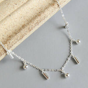 【新品】DAN-25 アンクレット シルバー925 Silver925 anklet ジュエリー ootd code コーデペア 重ね付け SILVER GOLD シルバーアクセ 12/23