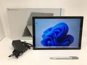 【ジャンク品】 Microsoft Surface Pro 4 Model:1724 Windows11 Pro Core i5-6300U 2.40Ghz 4GB SSD 128GB タブレット 240423SK410203