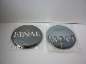 LUNA SEA ライブ グッズ 缶ミラー 鏡 2個 セット CROSS THE UNIVERSE GRAND FINAL RYUICHI INORAN SUGIZO J 真矢