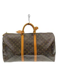 LOUIS VUITTON◆キーポル50_モノグラム・キャンバス_BRW/PVC/BRW