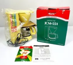 【未使用品】メリタ コーヒーメーカー JCM-551/Y 1〜5杯用/0.625
