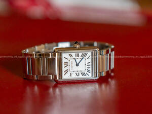 国内正規 極美品 カルティエ タンク マスト LM 付属品完備 Cartier Tank Must Watch LM