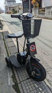 電動三輪車バッテリー新品純正充電機付