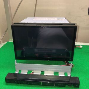 即決！アルパイン9インチナビEX9 ワレものブヒンです　写真のみ　ジャンク