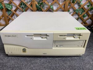 【送140サイズ】NEC　PC-9821RA43YZ　Cel-433/MEM31.6MB/HDD欠/2ndFDD増設済/両FDDよりDOS起動OK/CD-ROM OK