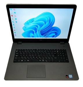 ★【驚速 DELL Inspiron 5759 i7-6500U 2.5GHz x4+8GB+SSD960GB 17.3インチワイドノートPC】Win11+Office2021/WEDカメラ■E032122