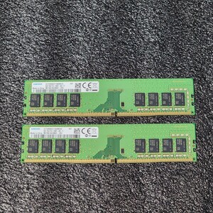 SAMSUNG DDR4-2400MHz 16GB (8GB×2枚キット) M378A1K43BB2-CRC 動作確認済み デスクトップ用 PCメモリ 