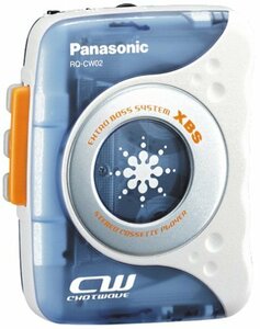 【中古】 Panasonic パナソニック RQ-CW02-A ヘッドホンステレオ ブルー