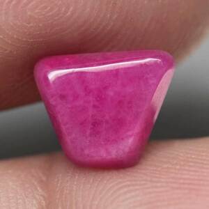 【天然大粒ルビールース 3.80ct:7213】モザンビーク産 Natural Ruby 裸石 標本 鉱物 宝石 コランダム jewelry Mozambique