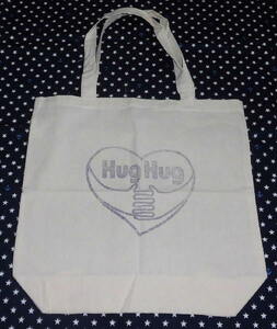 未使用・非売品！HugHugのショルダーバッグ　生成り　無漂白