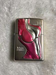 ルパン三世 峰不二子 FUJKO LUPIN トリックジッポー　ZIPPO ジッポ　オイルライター　未使用品　2006年製　ピンク