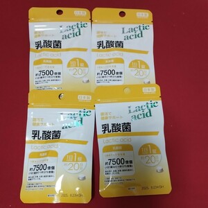 【送料無料】日本製 熟成 乳酸菌 サプリメント 80日分 (20日分×4袋) 健康食品