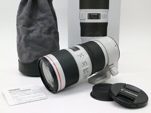 ●○【美品・元箱付】Canon EF 70-200mm F4 L IS II USM カメラレンズ 望遠 ズーム EFマウント キャノン ポーチ付○●020226003m○●