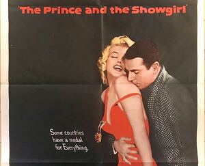 オリジナルポスター「王子と踊子」US版1SH版 1957年初公開 マリリン・モンロー ローレンス・オリヴィエ