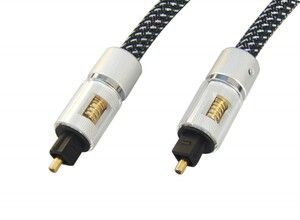 光デジタル ケーブル ブラック 0.5m ハイレゾ音源対応 192KHz 24Bit 動作保証 ハイグレード 角型-角型 VM-4067BK