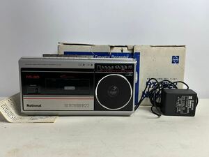 National RX-1822 ラジカセ ナショナル 昭和レトロ ラジオ カセット プレーヤー FM AM TVサウンド 松下電気 カセットレコーダー 