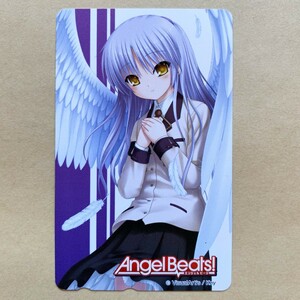 【未使用】テレカ 50度 Angel Beats! エンジェルビーツ 天使ちゃん