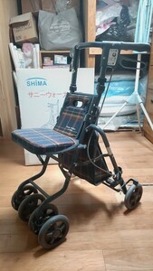 島製作所 サニーウォーカーSP (小) シルバーカー 室内使用 押し車 中古 大分県 