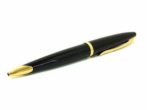 1円 WATERMAN ウォーターマン ツイスト式 ボールペン 筆記用具 文房具 ステーショナリー ブラック系×ゴールド系 FA4635