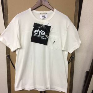 【新品】eye JUNYA WATANABE COMME des GARCONS MAN 胸ポケ バックプリントTシャツ Mサイズ