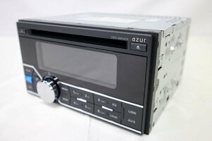 ＜中古品＞azur カーオーディオ 2DIN CD/USBメインユニット CDX-W014Ch（11123101116403DJ）