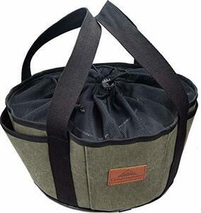 キャンピングムーン(CAMPING MOON) ダッチオーブン ケース 帆布製 10インチ ダッジオーブン用 収納バッグ