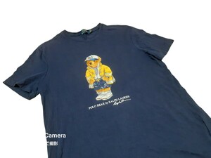 夏:ラルフローレン ポロベア コットンTシャツ POLO RALPH LAUREN 正規品 used MEN