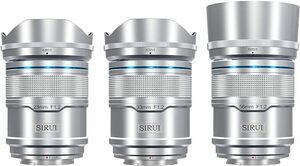 SIRUI Sniperオートフォーカスレンズセット23mm、33mm、56mm、F1.2広角APS-CカメラレンズA5 A6 A7 FX A9 ZV- E/X/Zシリーズ マウント選択可