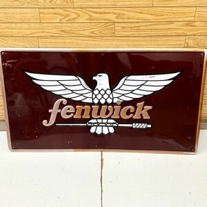 Y# Fenwick フェンウィック フィッシング 看板 インテリア 飾り 50cm×90.5cm！