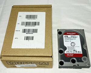 KGNY4049 Western Digital Red ウェスタンデジタルレッド WD40EFRX 3.5インチHDD SATA 4TB ハードディスク ジャンク 現状品 ①