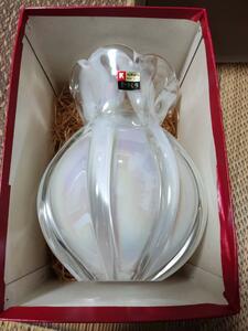 【昭和レトロ】未使用品 KURATA craft glass 手作り 花瓶