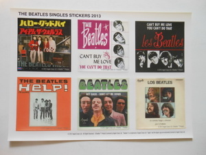 ☆ビートルズ THE　BEATLES　SINGLES　STICKERS　ステッカー ２　　送料無料！☆