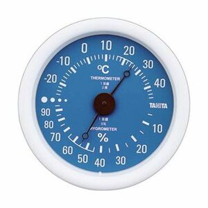 【新品】（まとめ）タニタ アナログ温湿度計 ブルーTT-515-BL 1個【×10セット】