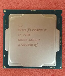 CPU 5個セット Intel Core i7-7700　3.60GHz SR338 i7 第7世代 プロセッサー 中古動作確認済 管理番号：C150